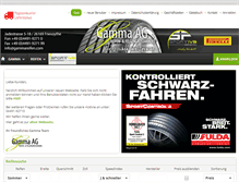 Tablet Screenshot of gammareifen.com